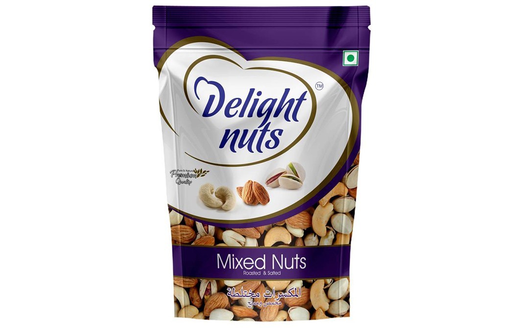 Delight Nuts Mixed Nuts Roasted & Salted   Pack  200 grams